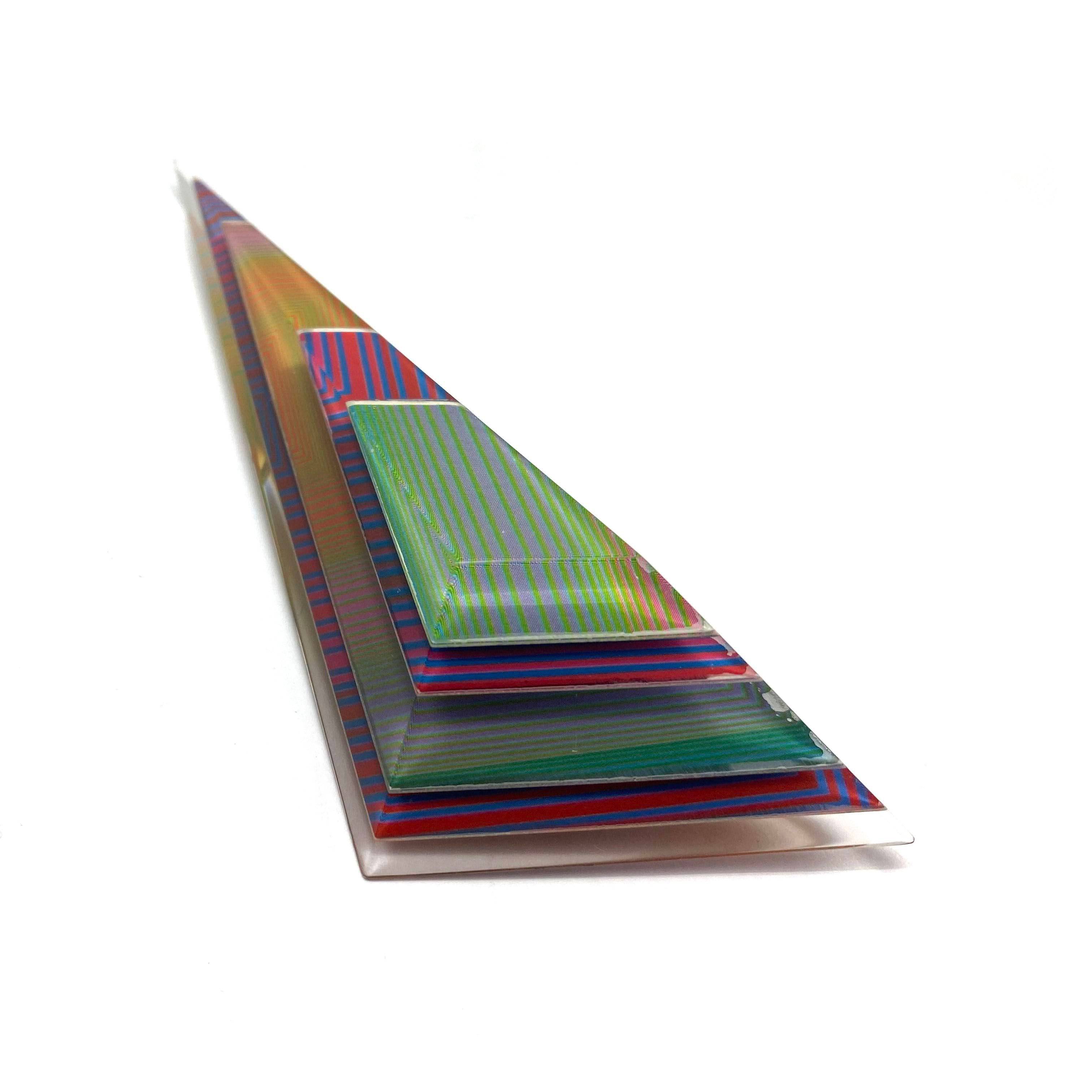 Anuszkiewicz Triangle Brooch - Image 3