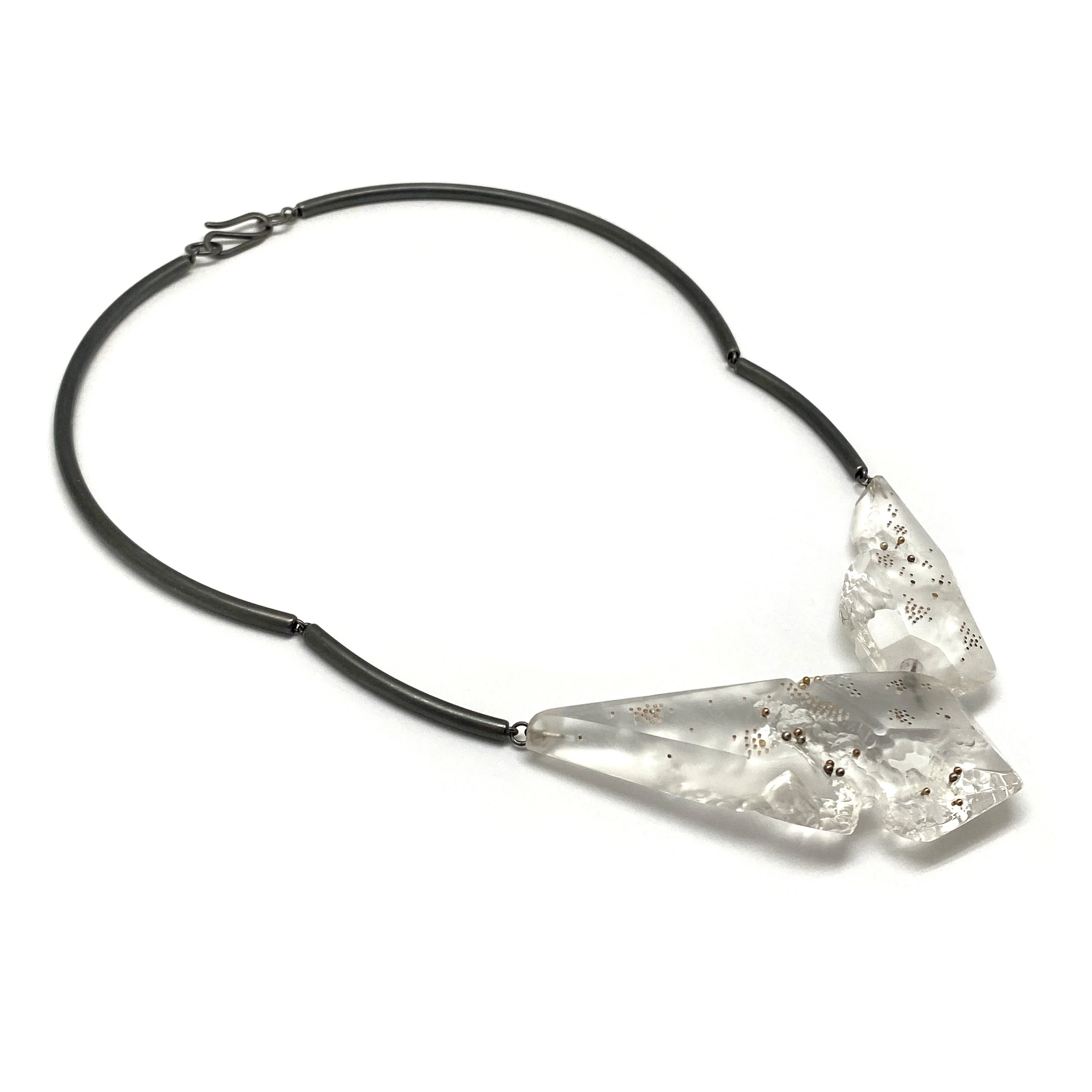 Asymmetrical Succulent Necklace - Image 3