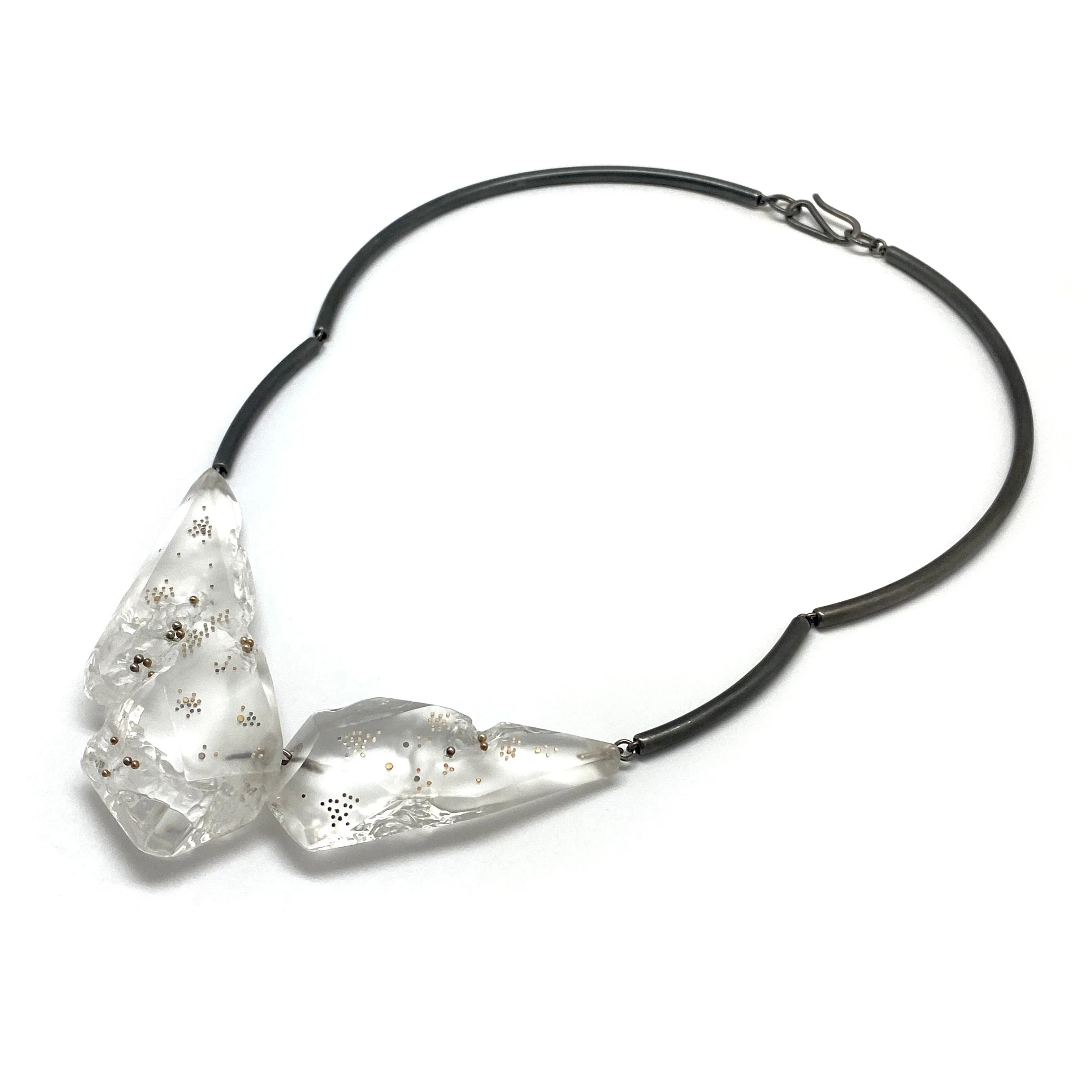 Asymmetrical Succulent Necklace - Image 4