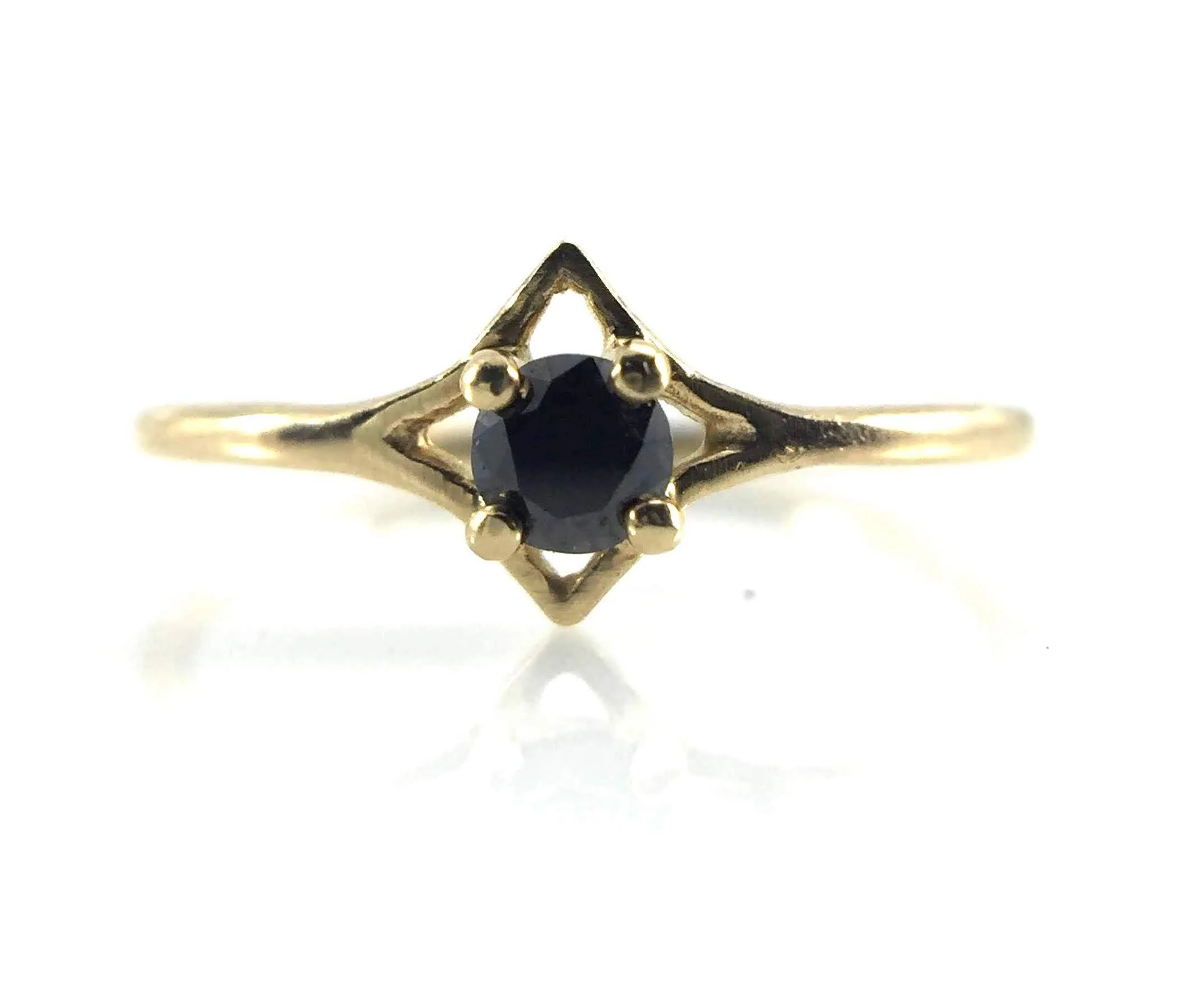 Black Diamond Star Ring - Image 3