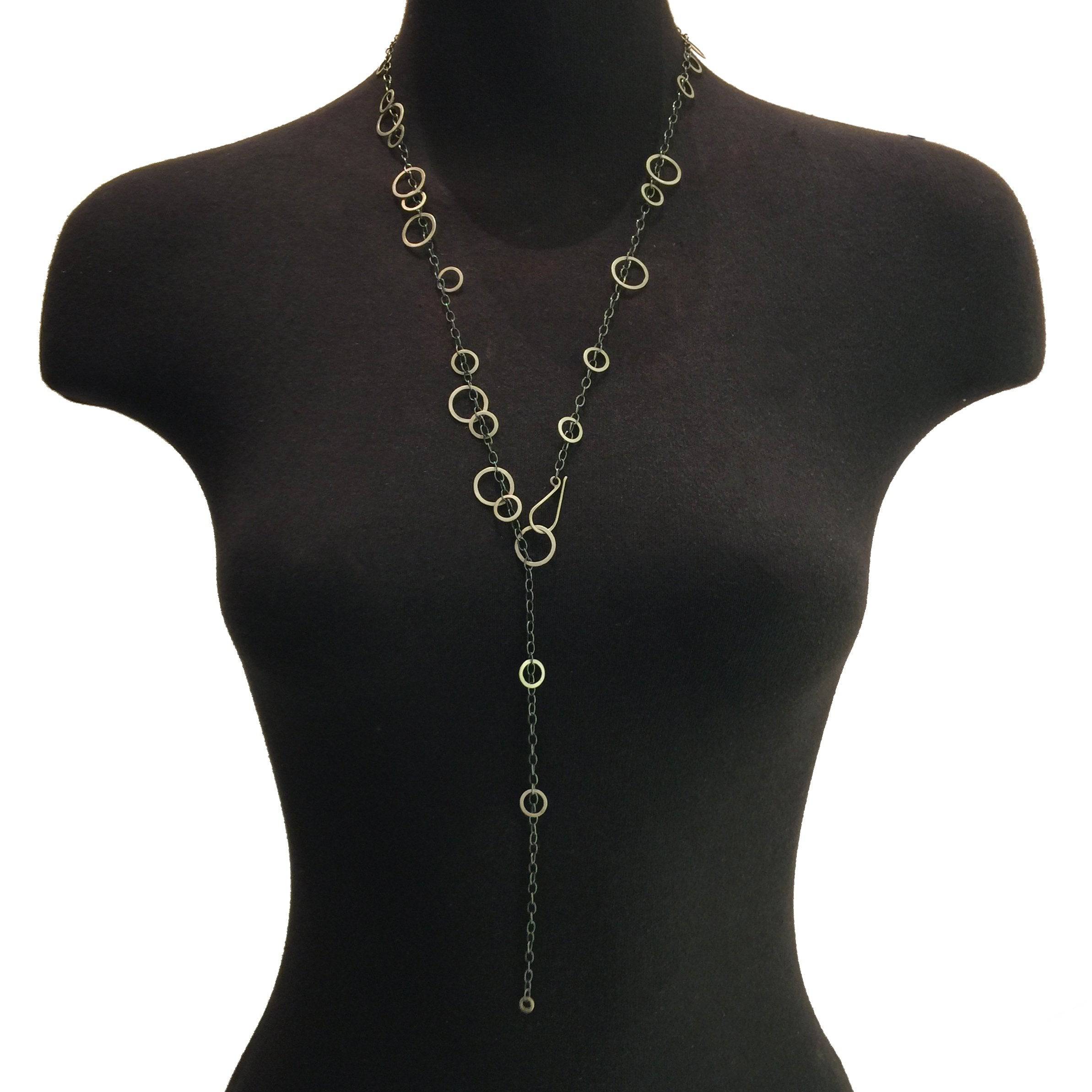 Circle Bunches Necklace - Long - Image 10