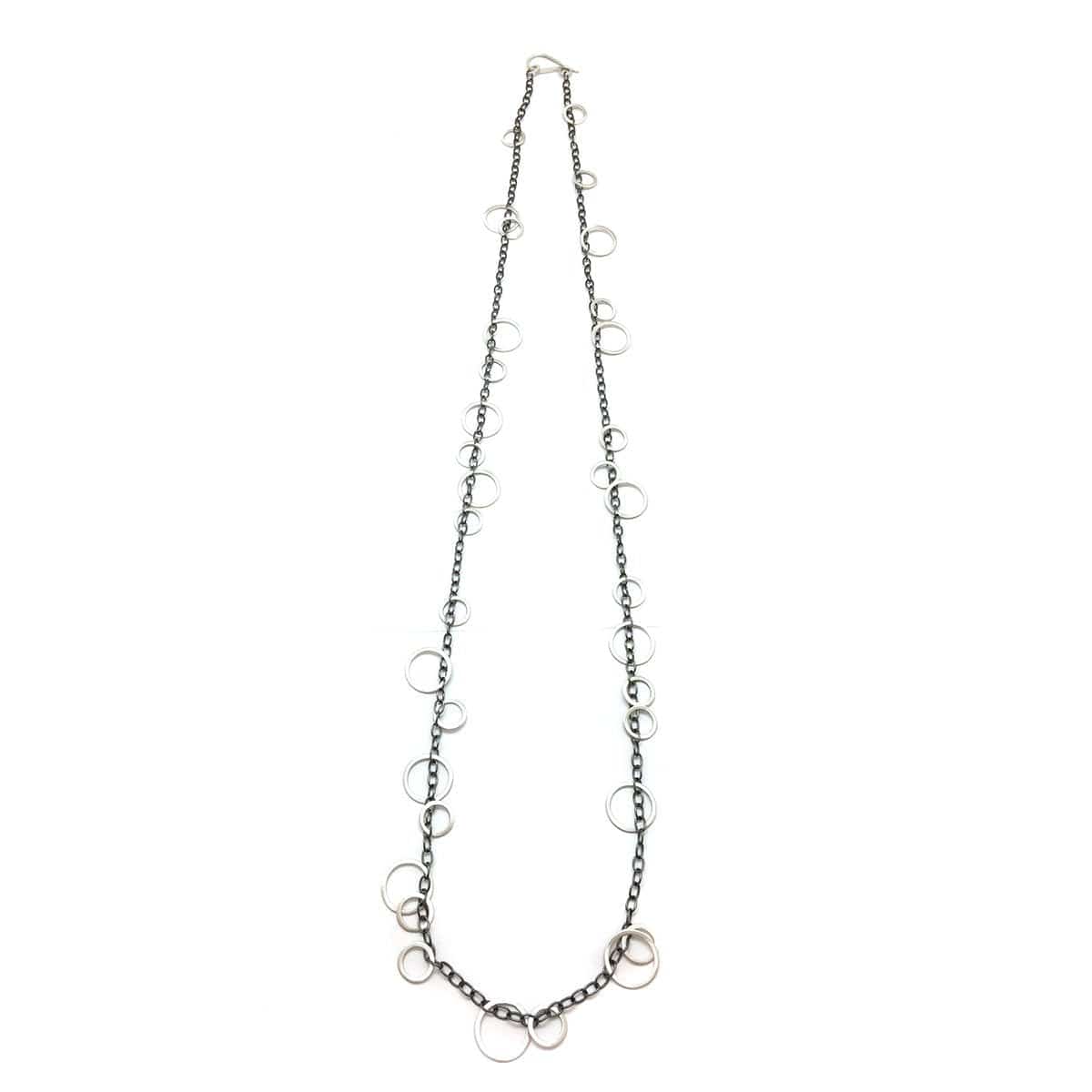Circle Bunches Necklace - Long - Image 4