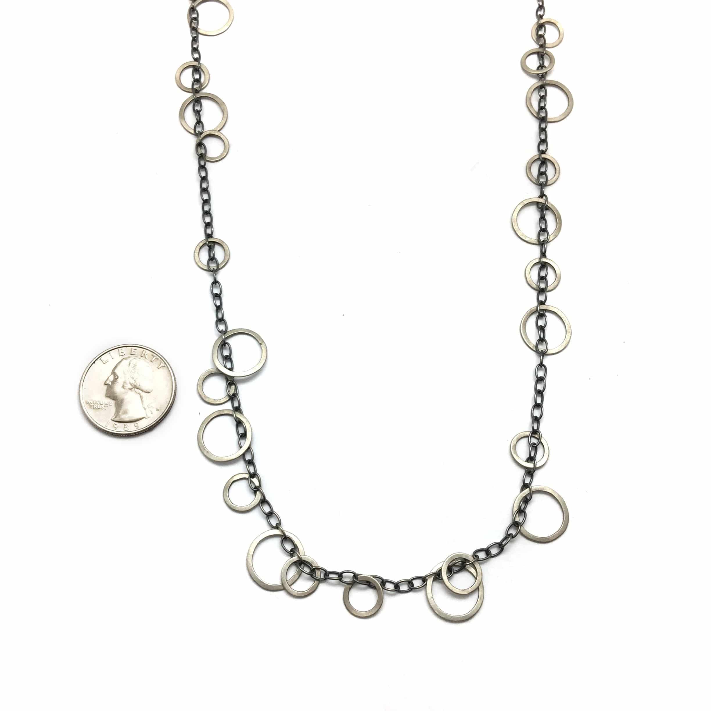 Circle Bunches Necklace - Long - Image 6