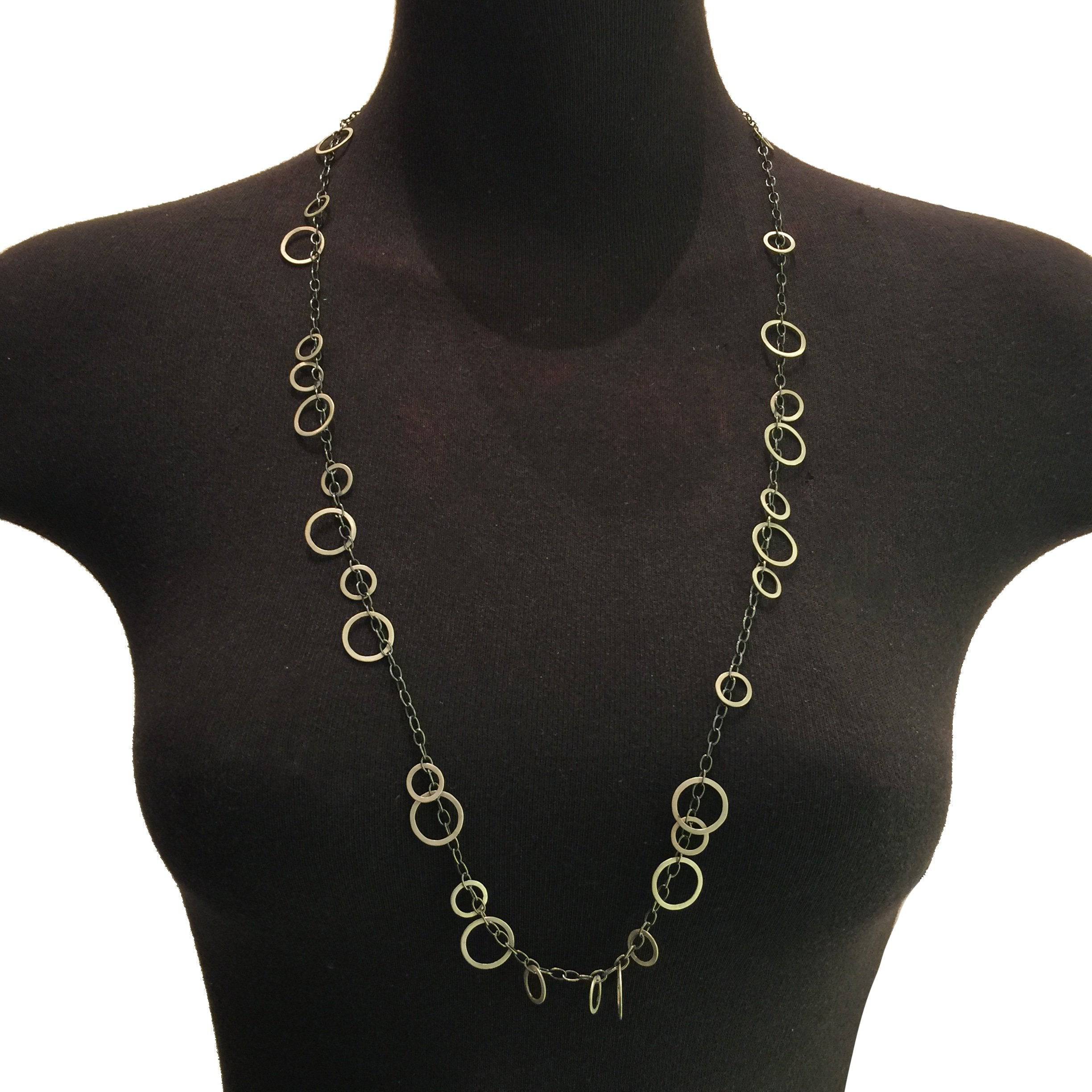 Circle Bunches Necklace - Long - Image 8