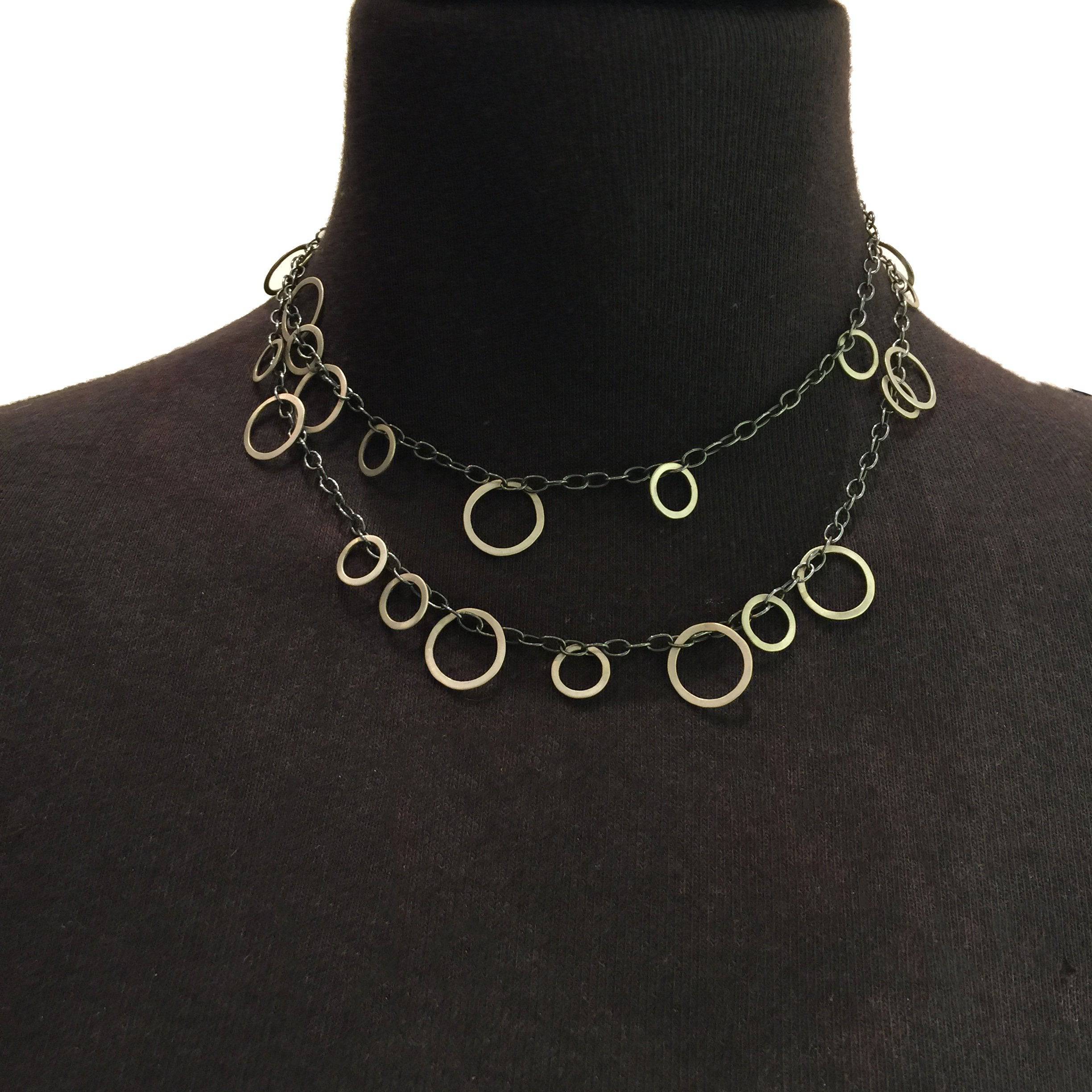 Circle Bunches Necklace - Long - Image 9