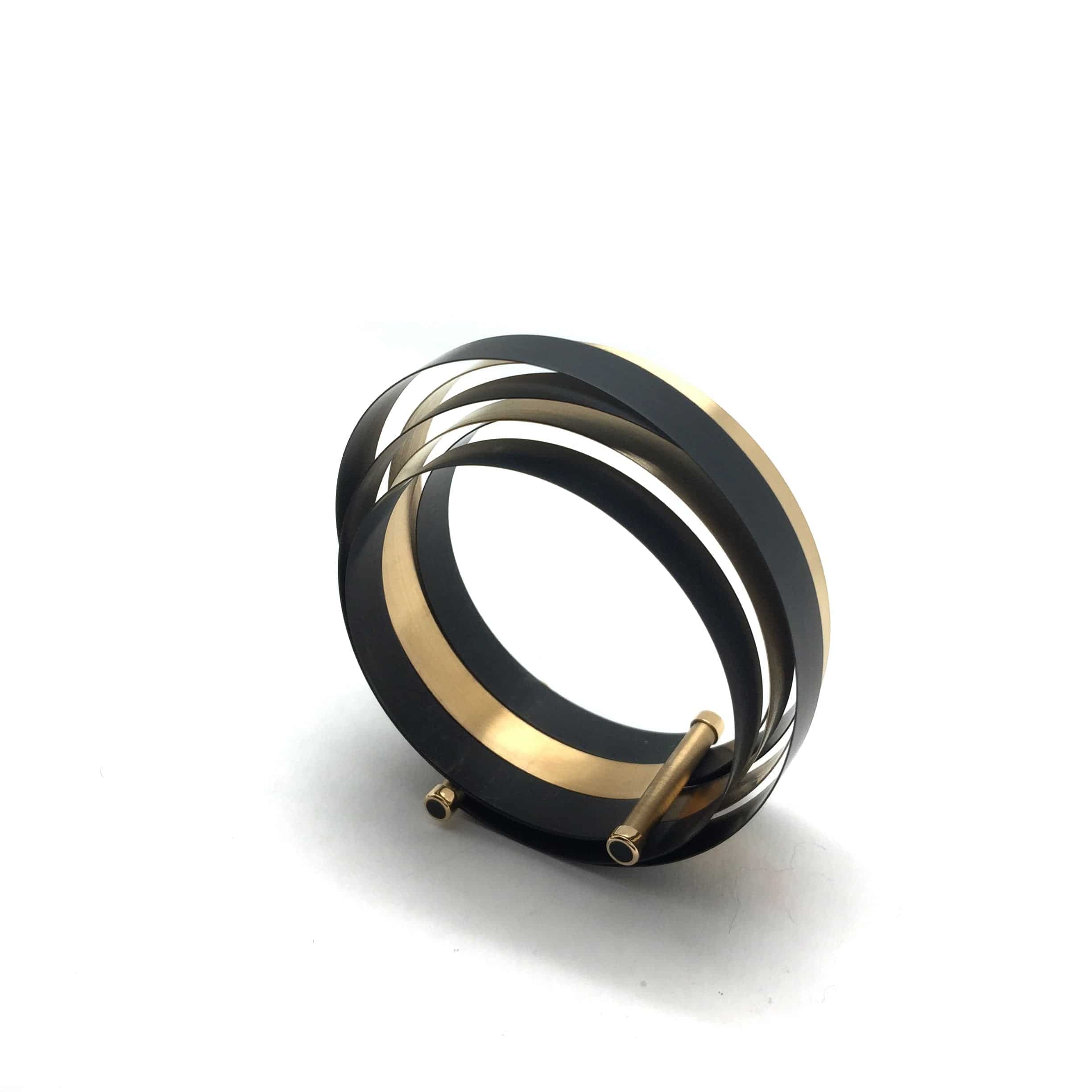 Coil Bracelet - Oxi/Gold - Image 3