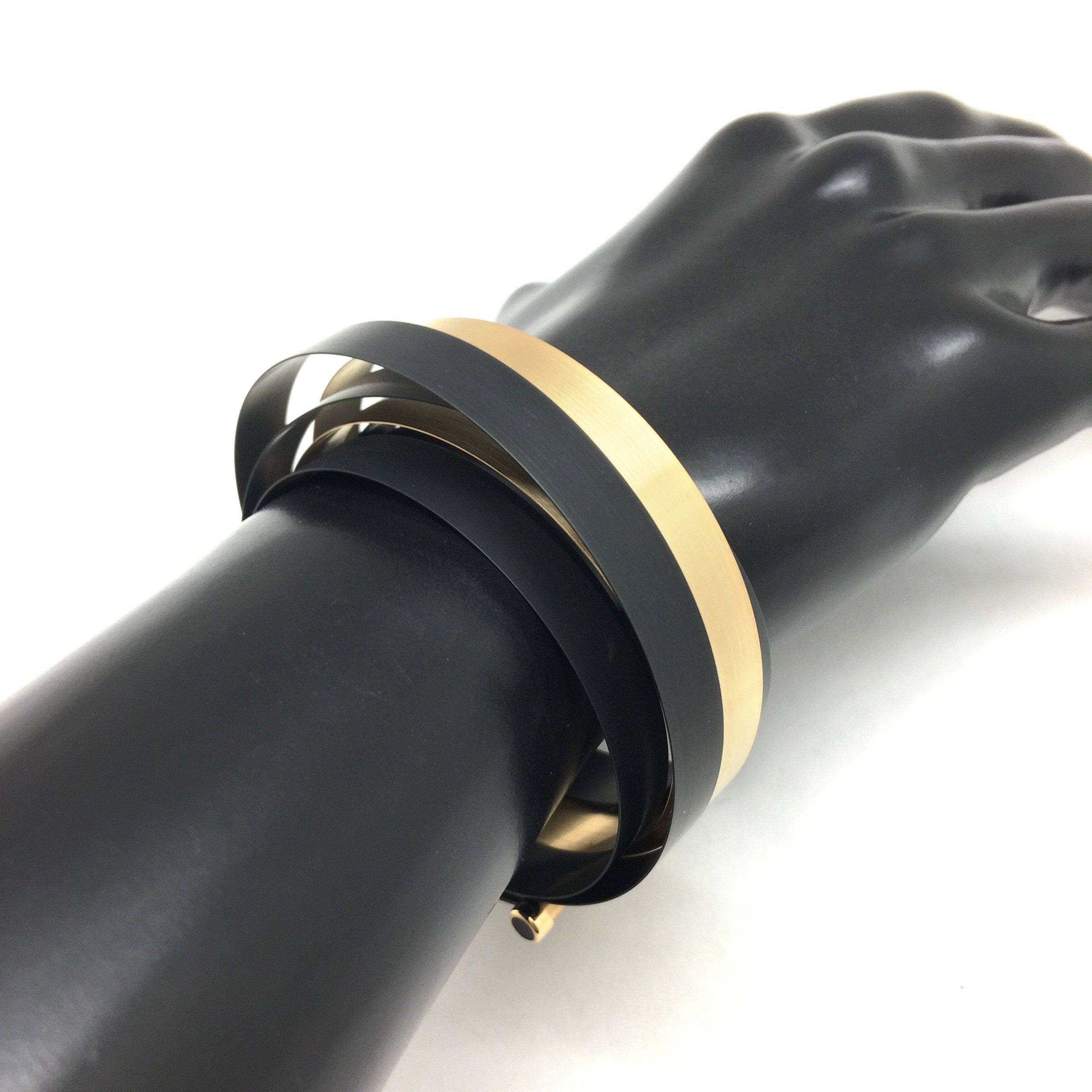 Coil Bracelet - Oxi/Gold - Image 5