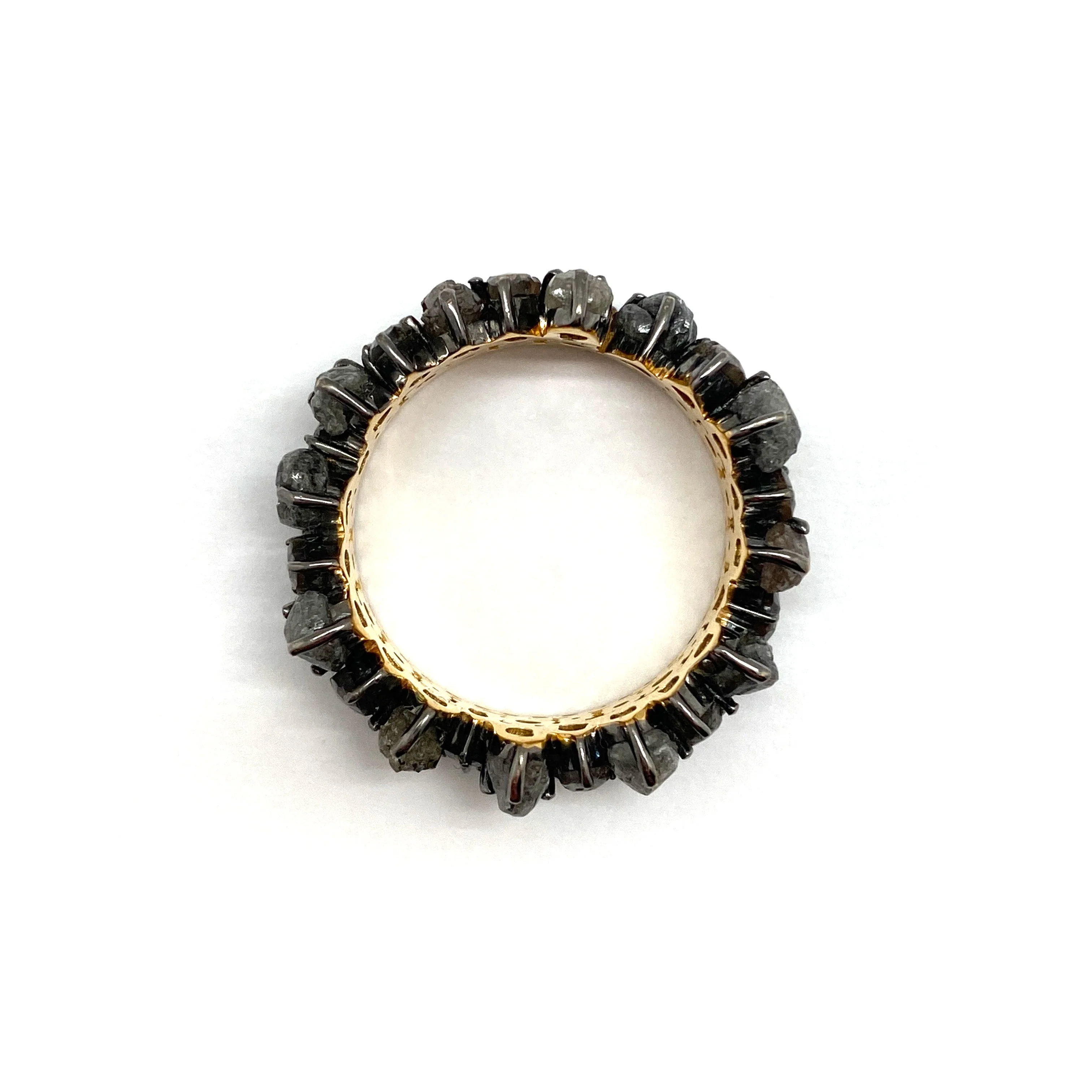 Crown Raw Diamond Ring - Image 4