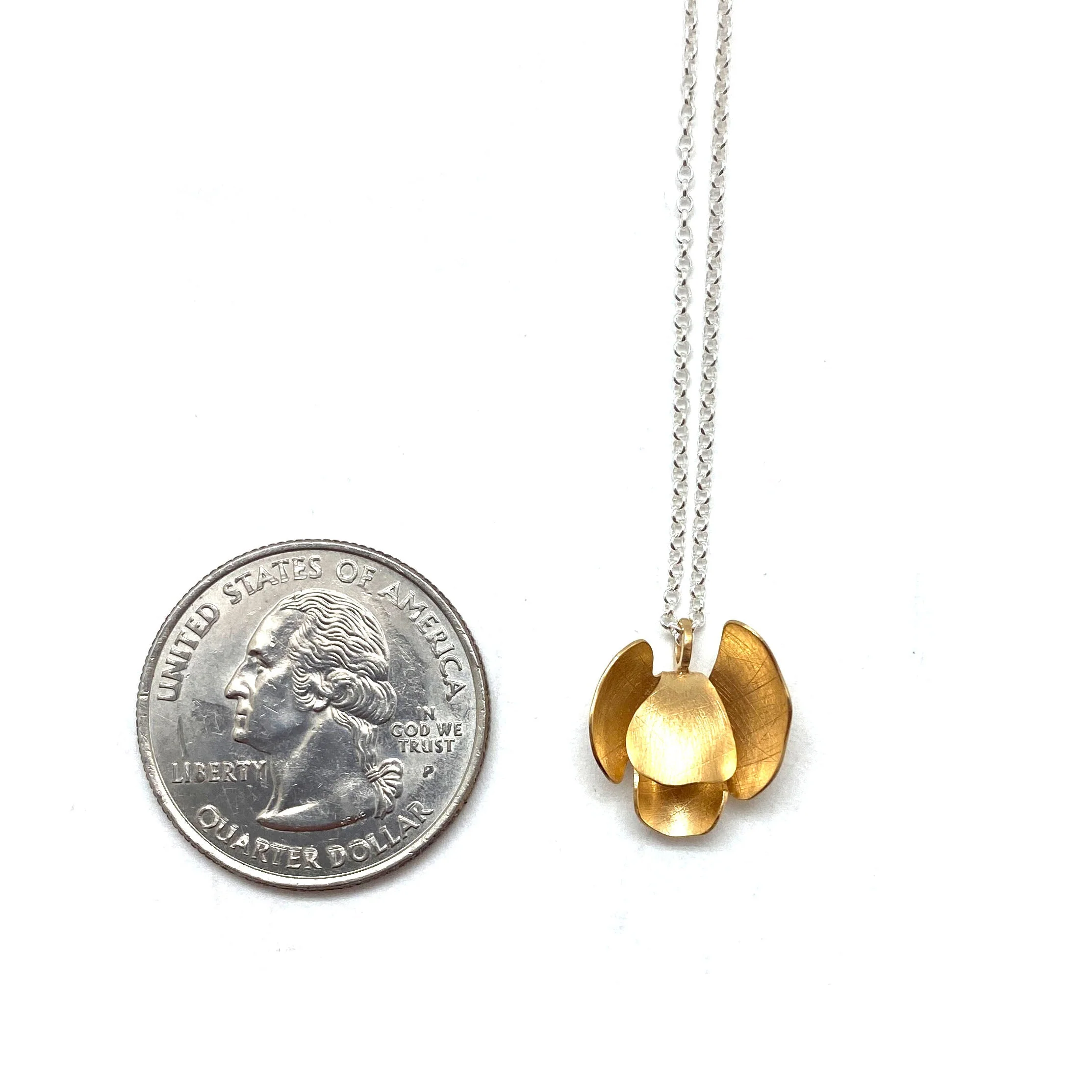 Delicate Fallen Petal Pendant - Image 3