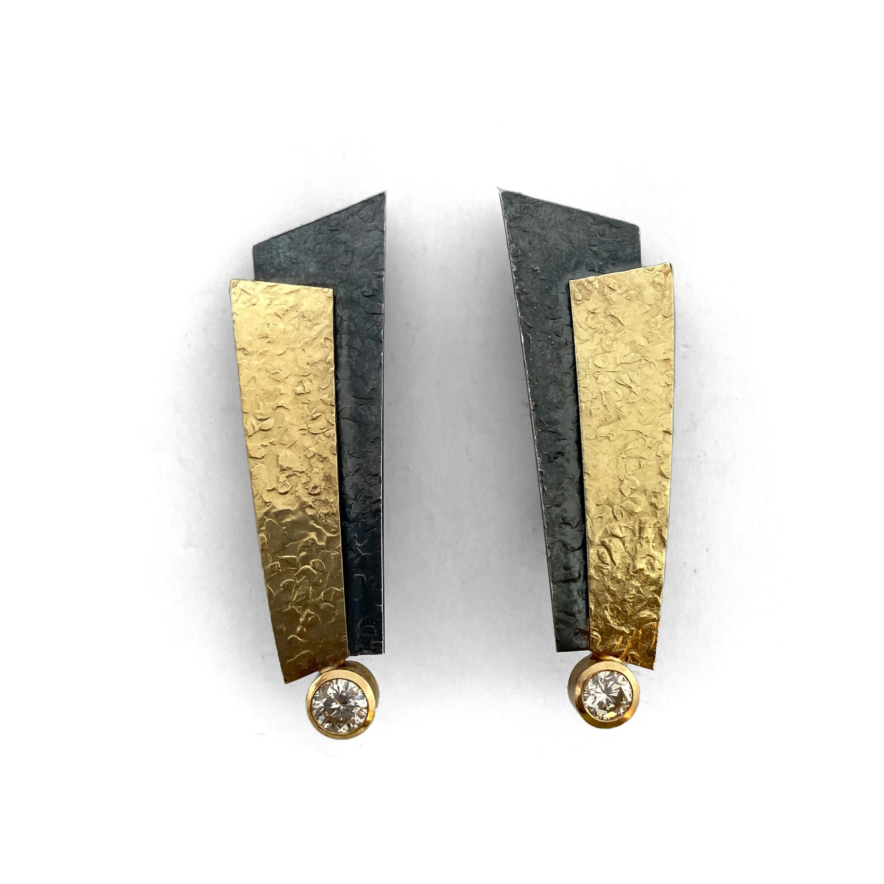 Diamond Cyclone Earrings - Image 3