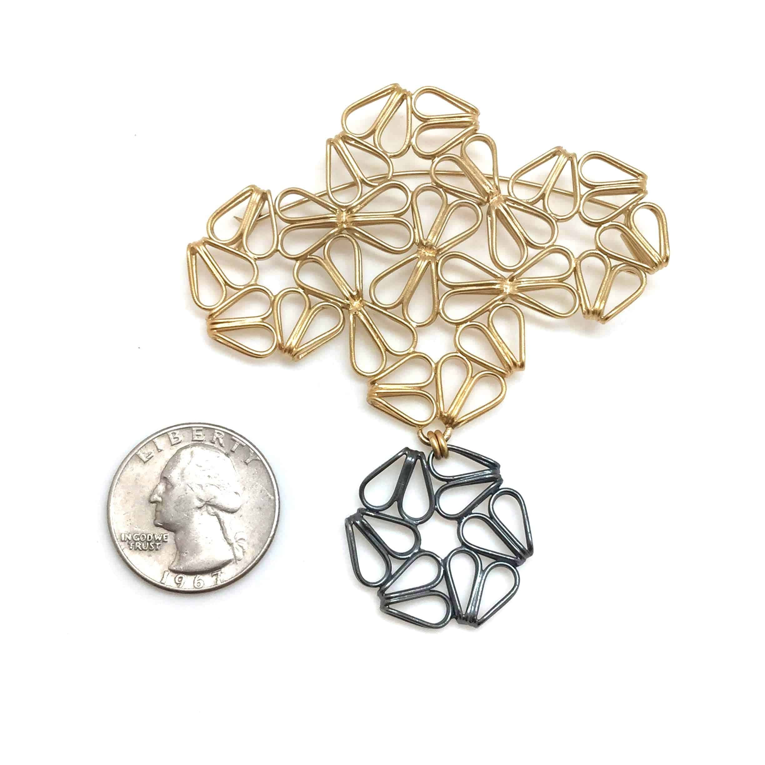 Doubled Badge Brooch - Image 5