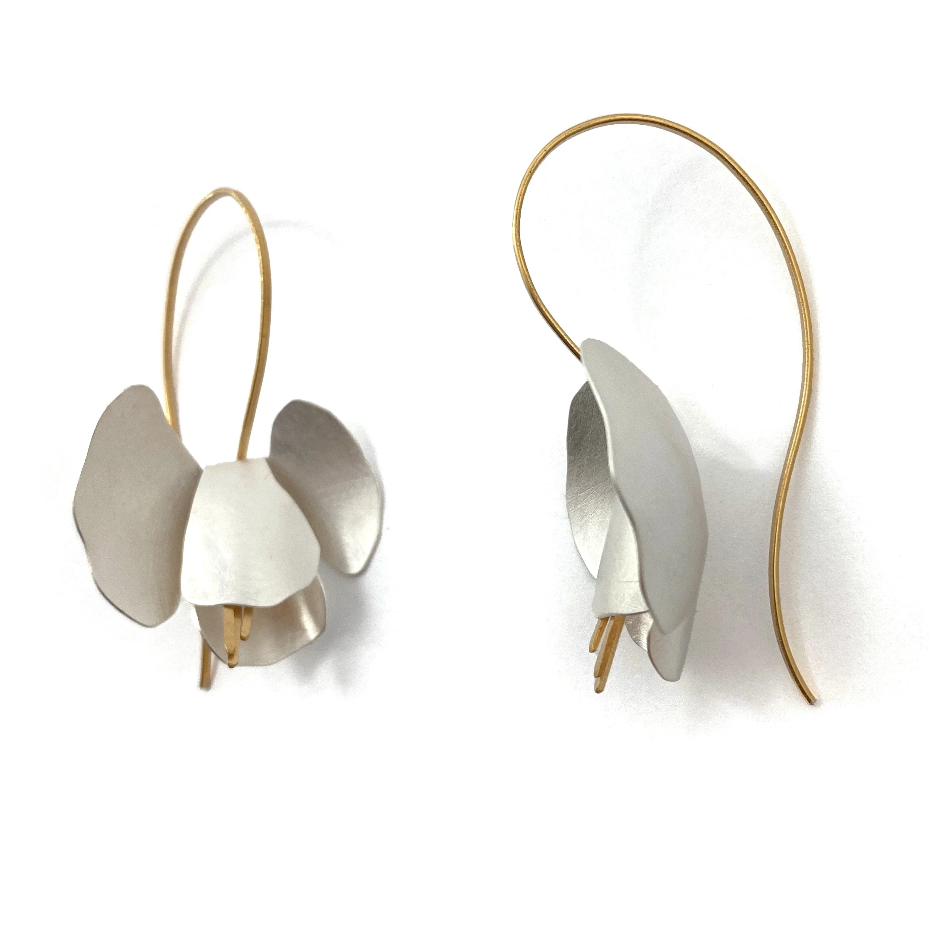 Hanging Orchid Earrings - Image 4