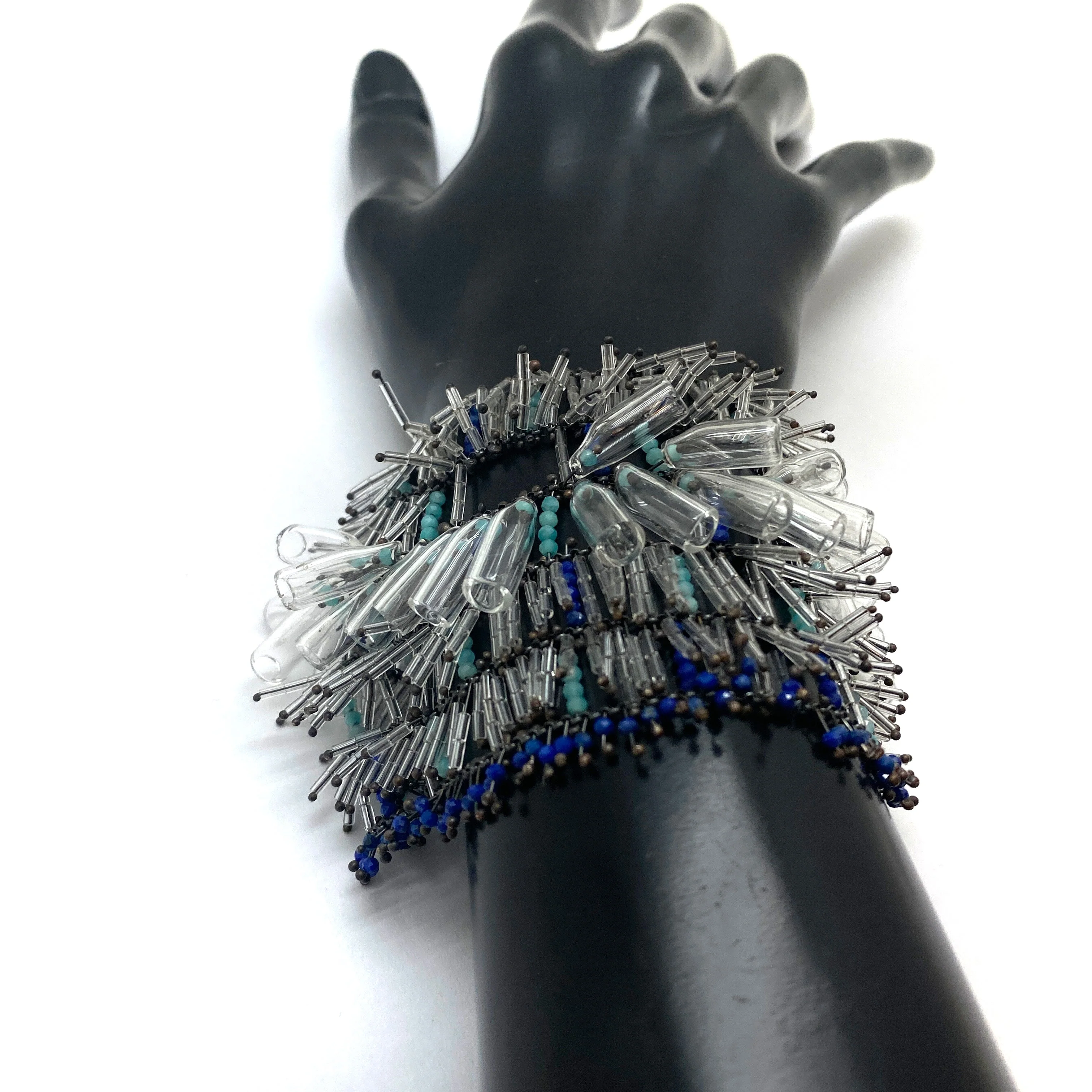 Lapis/Amazonite Grid Bracelet - Image 5