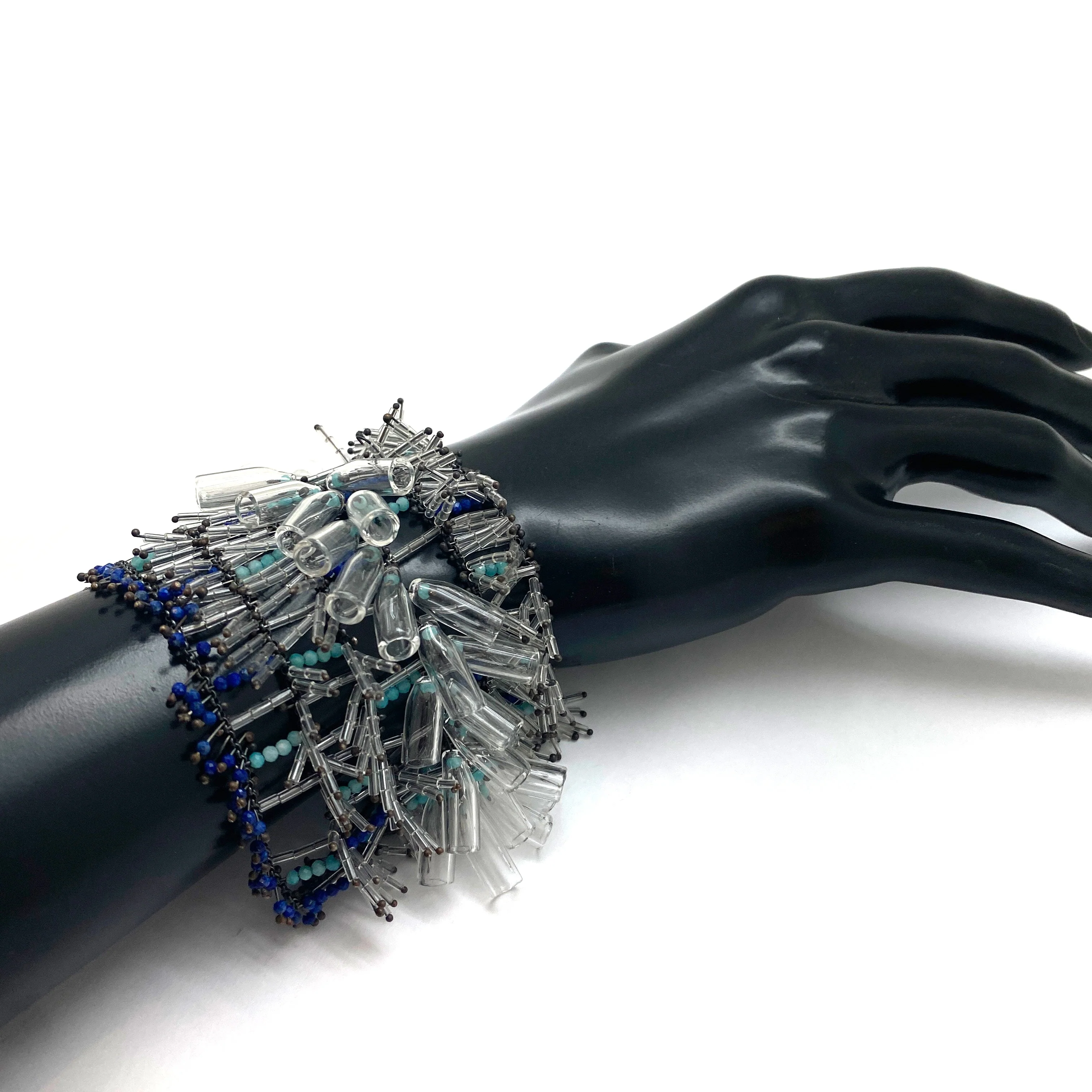 Lapis/Amazonite Grid Bracelet - Image 6