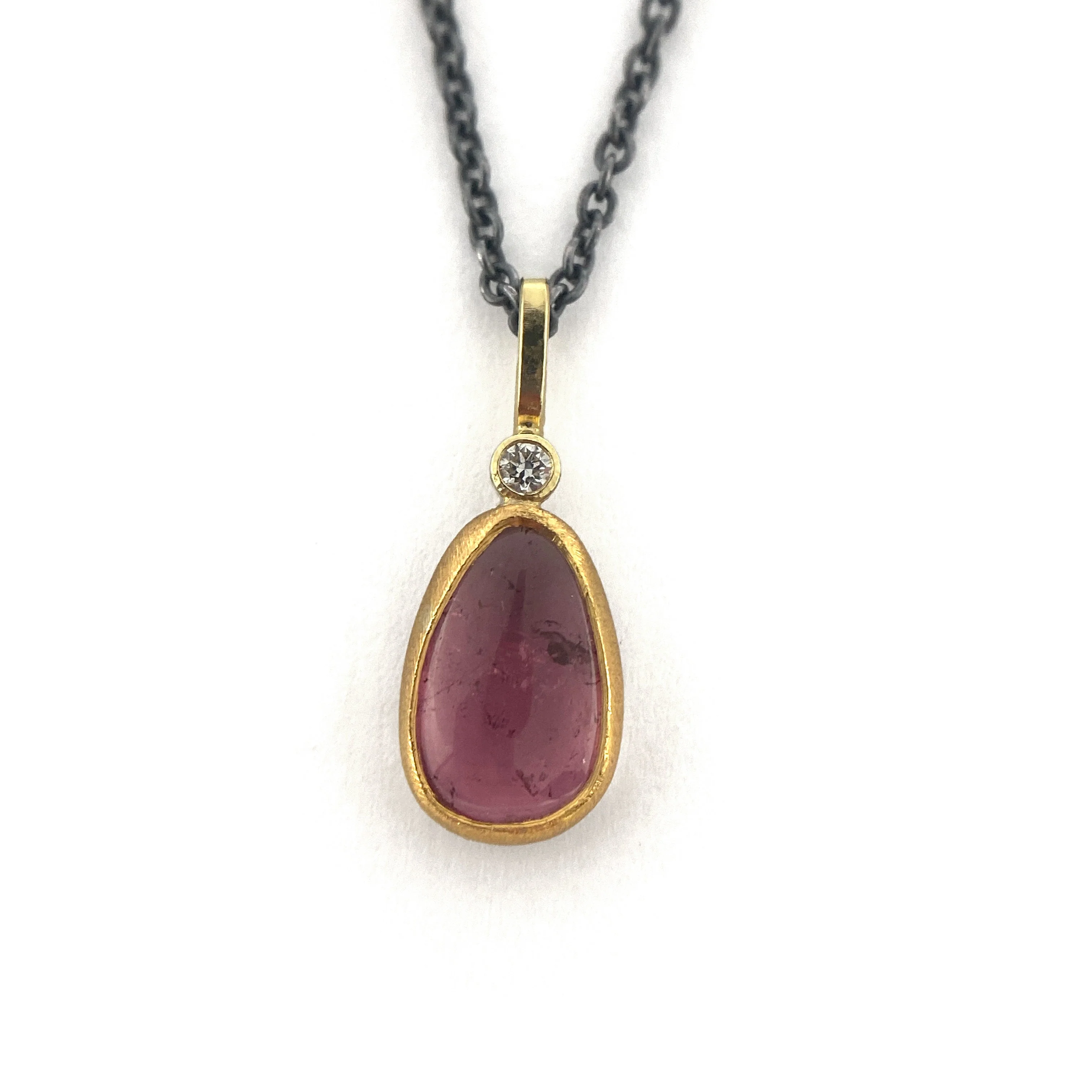 Pink Tourmaline Necklace - Image 3