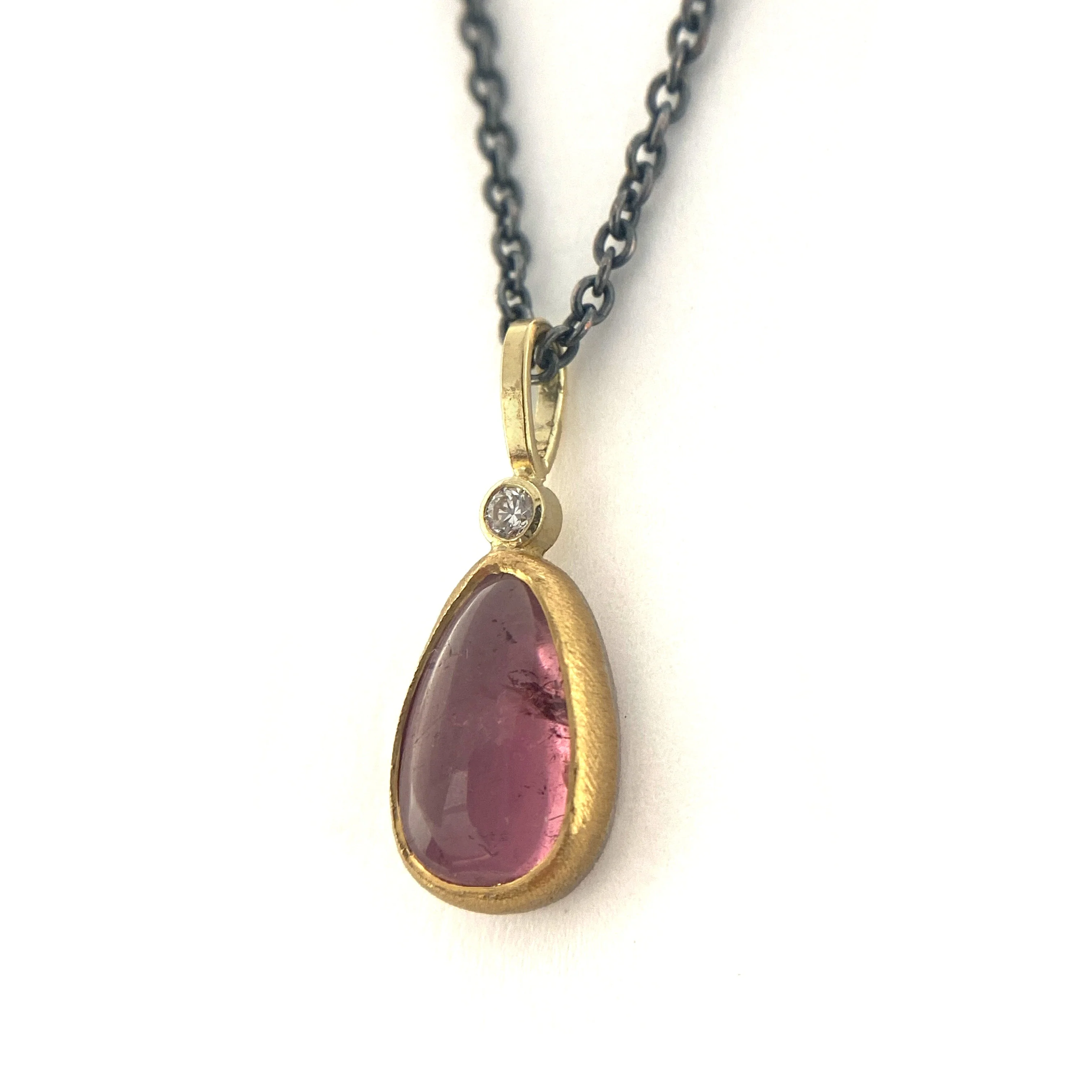 Pink Tourmaline Necklace - Image 4