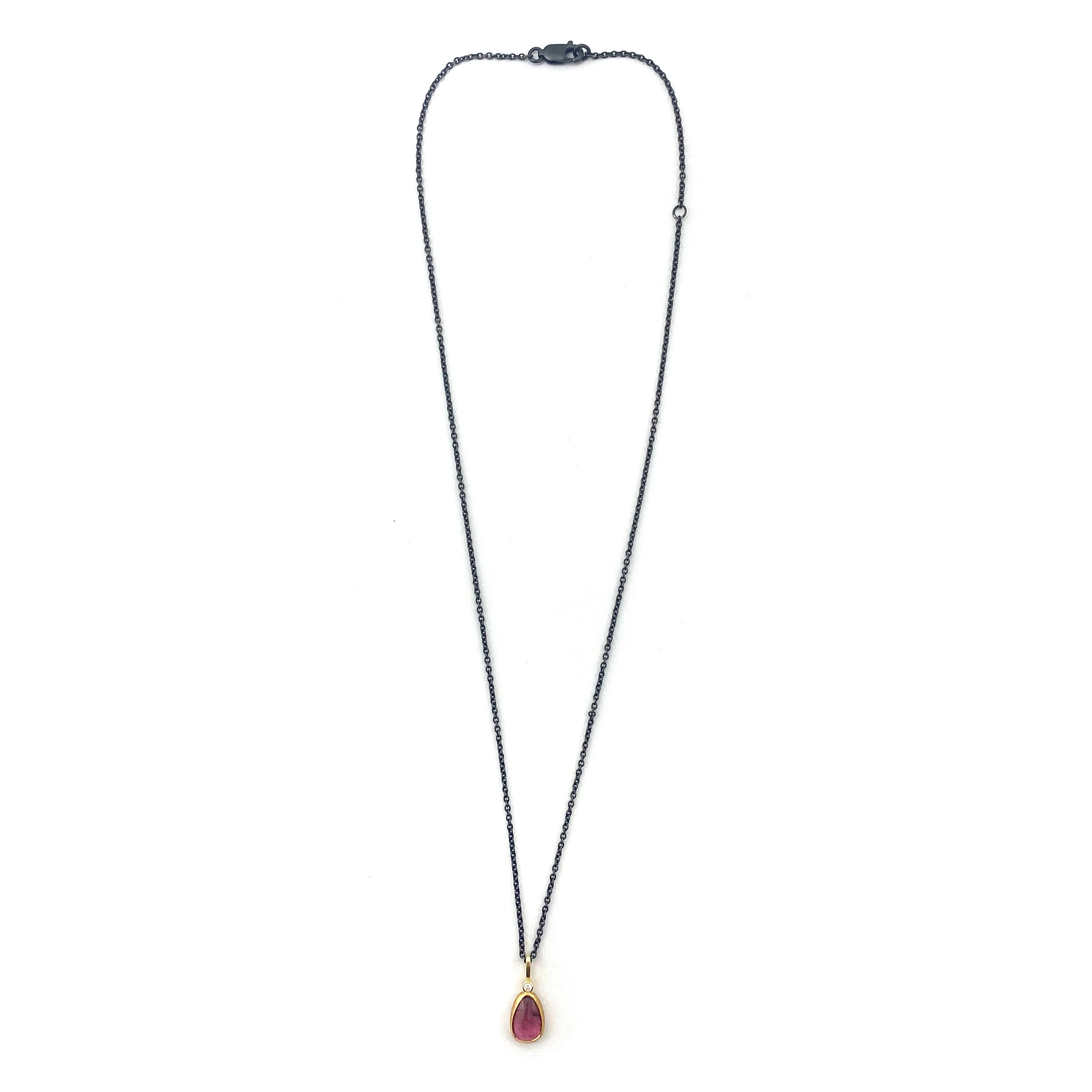 Pink Tourmaline Necklace - Image 5