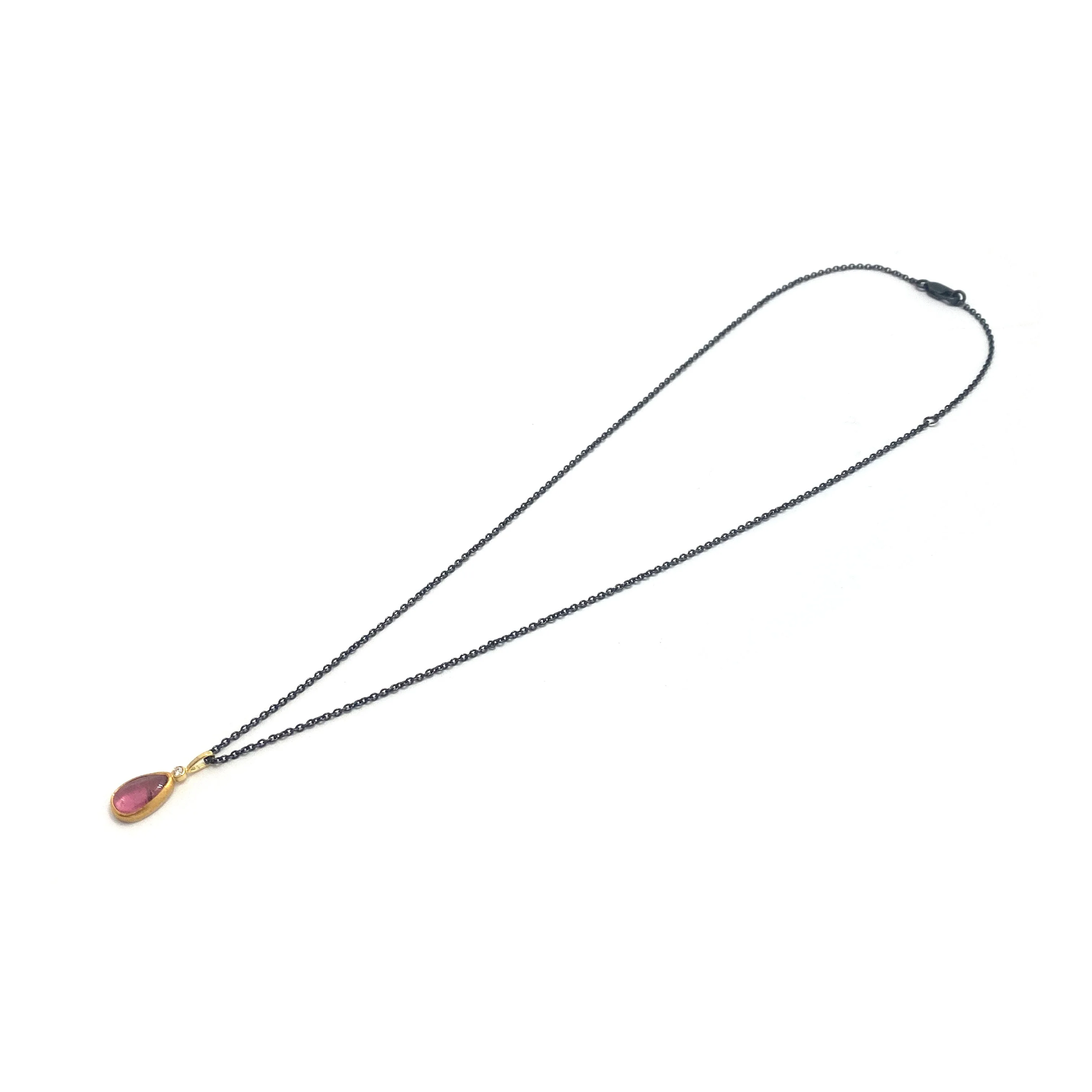 Pink Tourmaline Necklace - Image 6