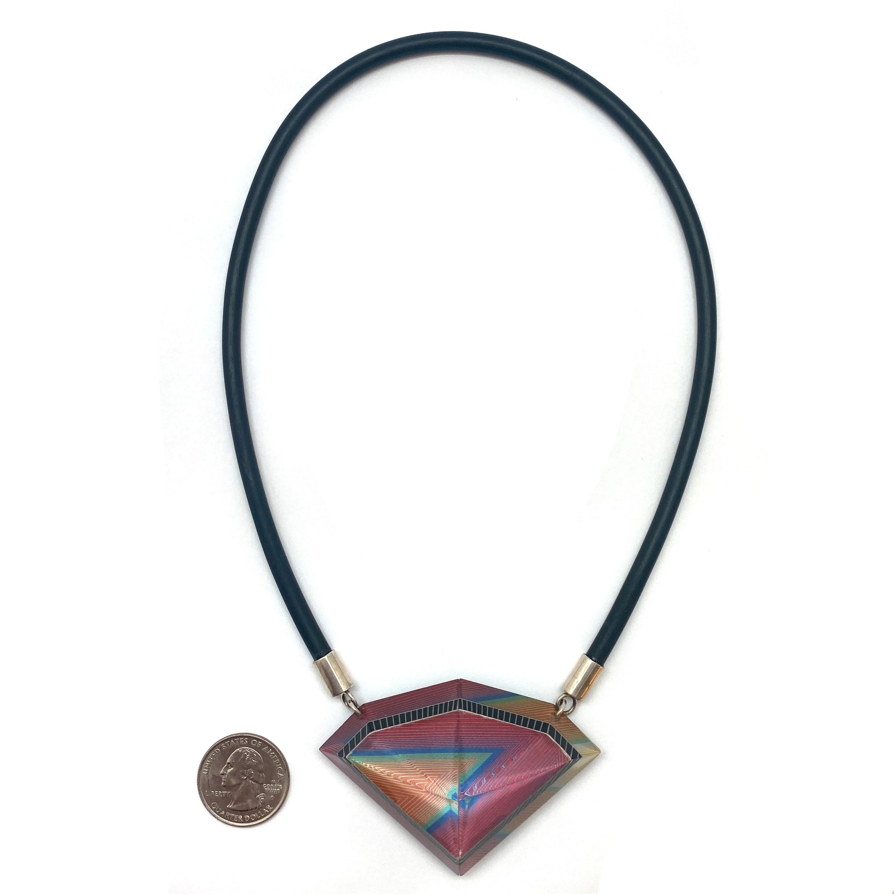 Pop Art Geometric Necklace - Image 3
