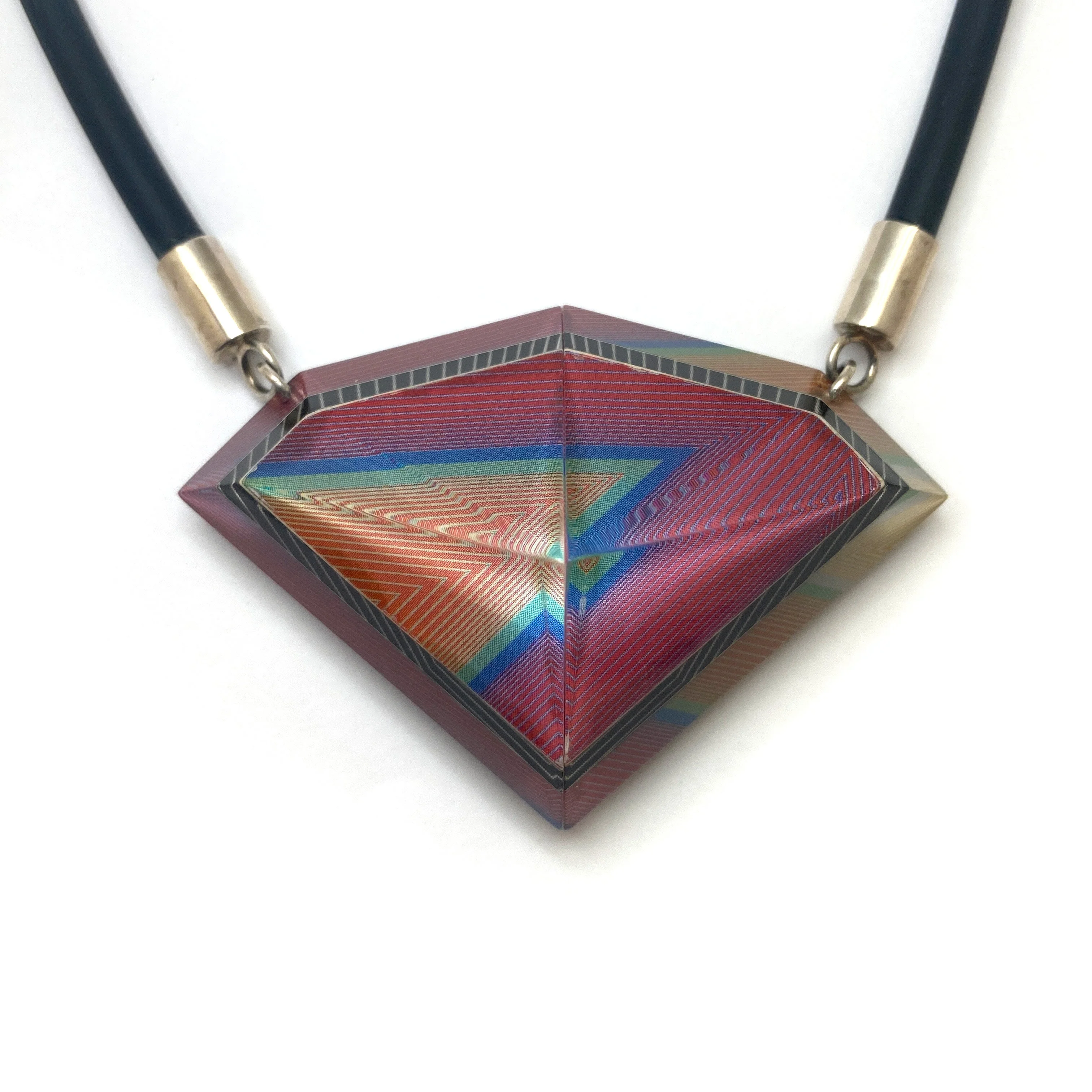 Pop Art Geometric Necklace - Image 9