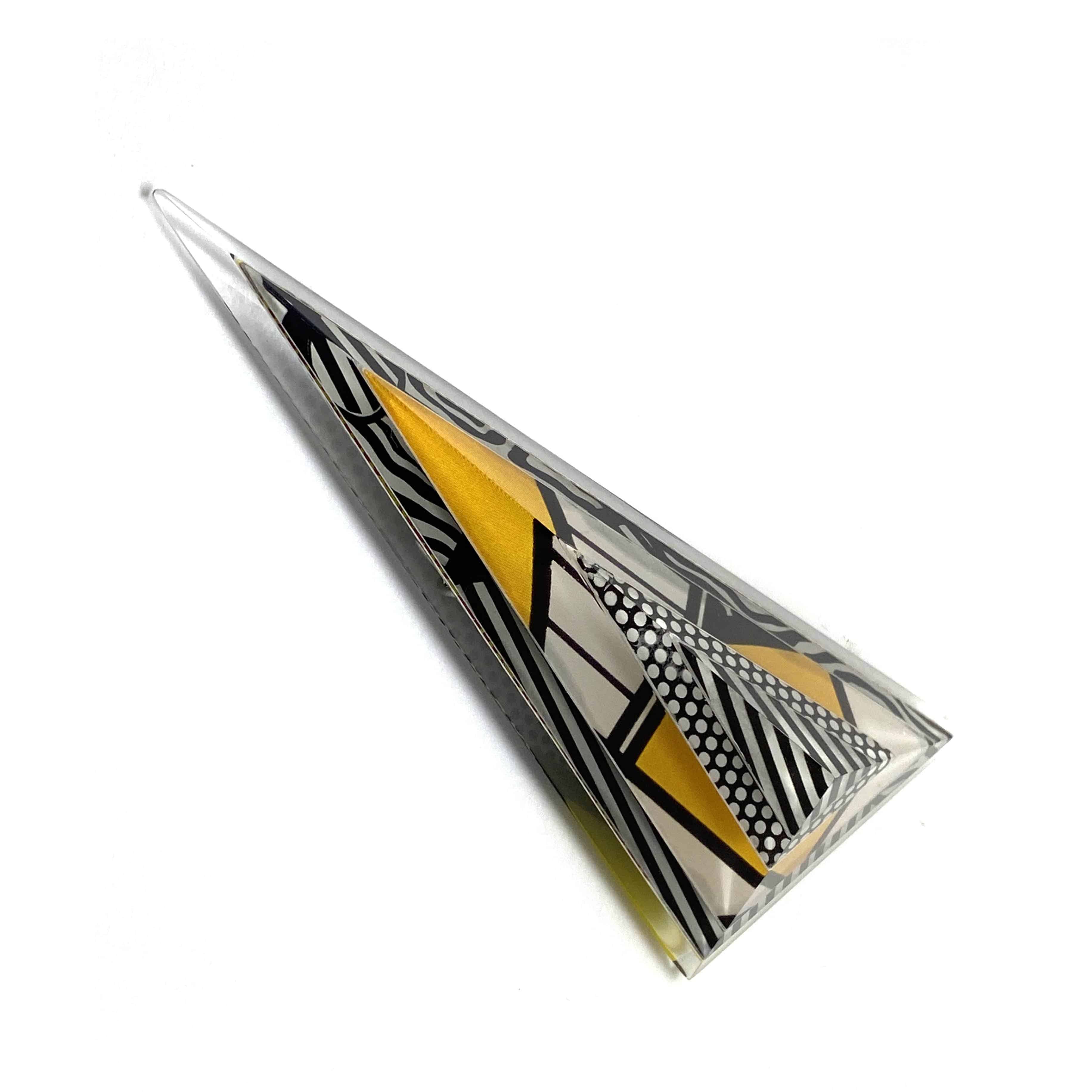 Pop Art Triangle Brooch - Image 3
