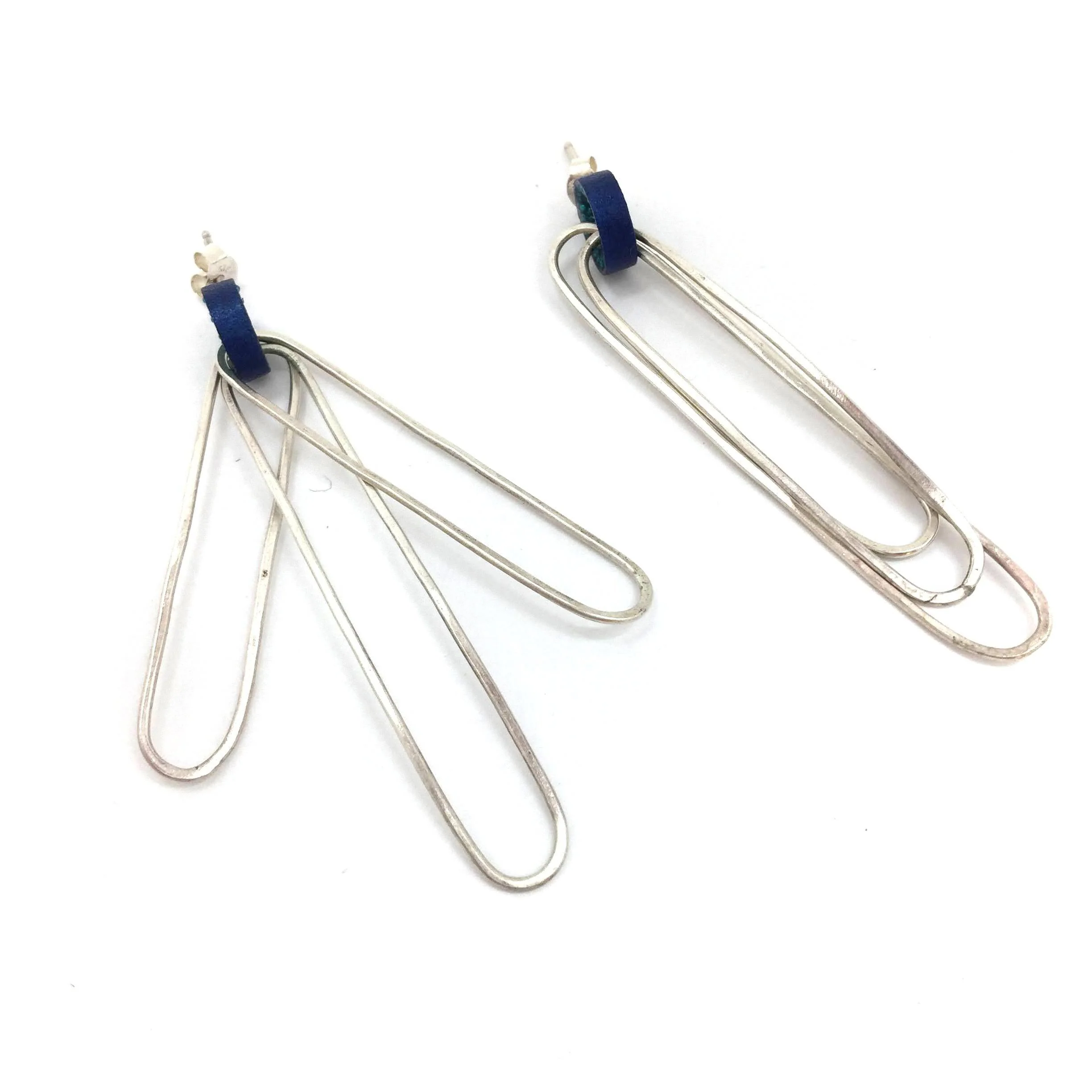 Silver and Blue Caviar Links - Image 3