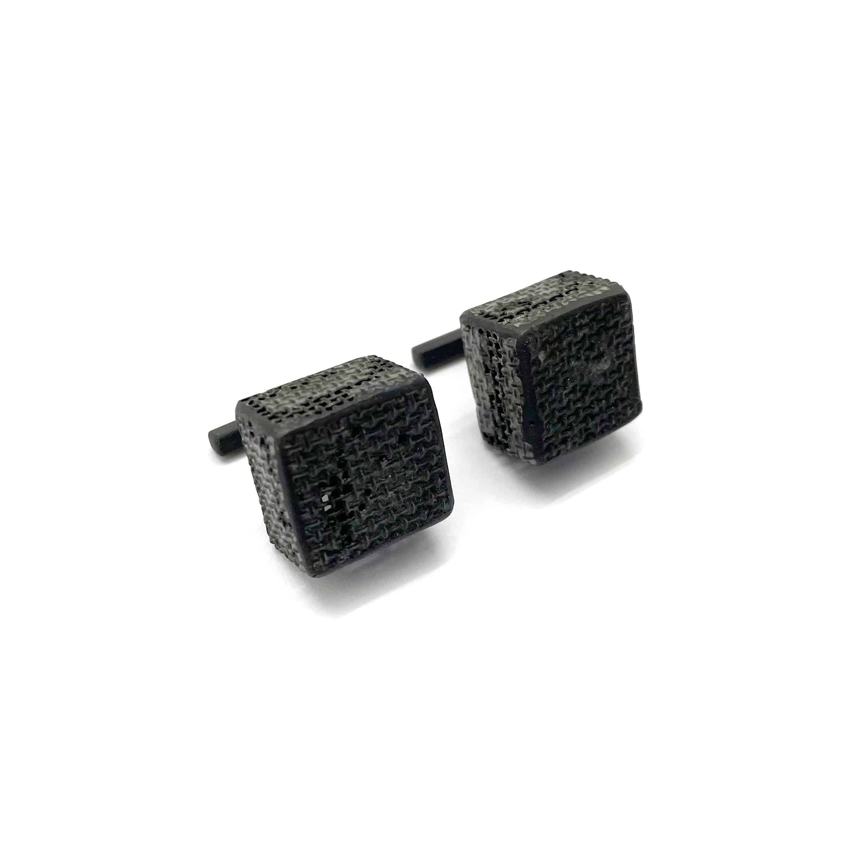 Square Mesh Cufflinks - Image 3