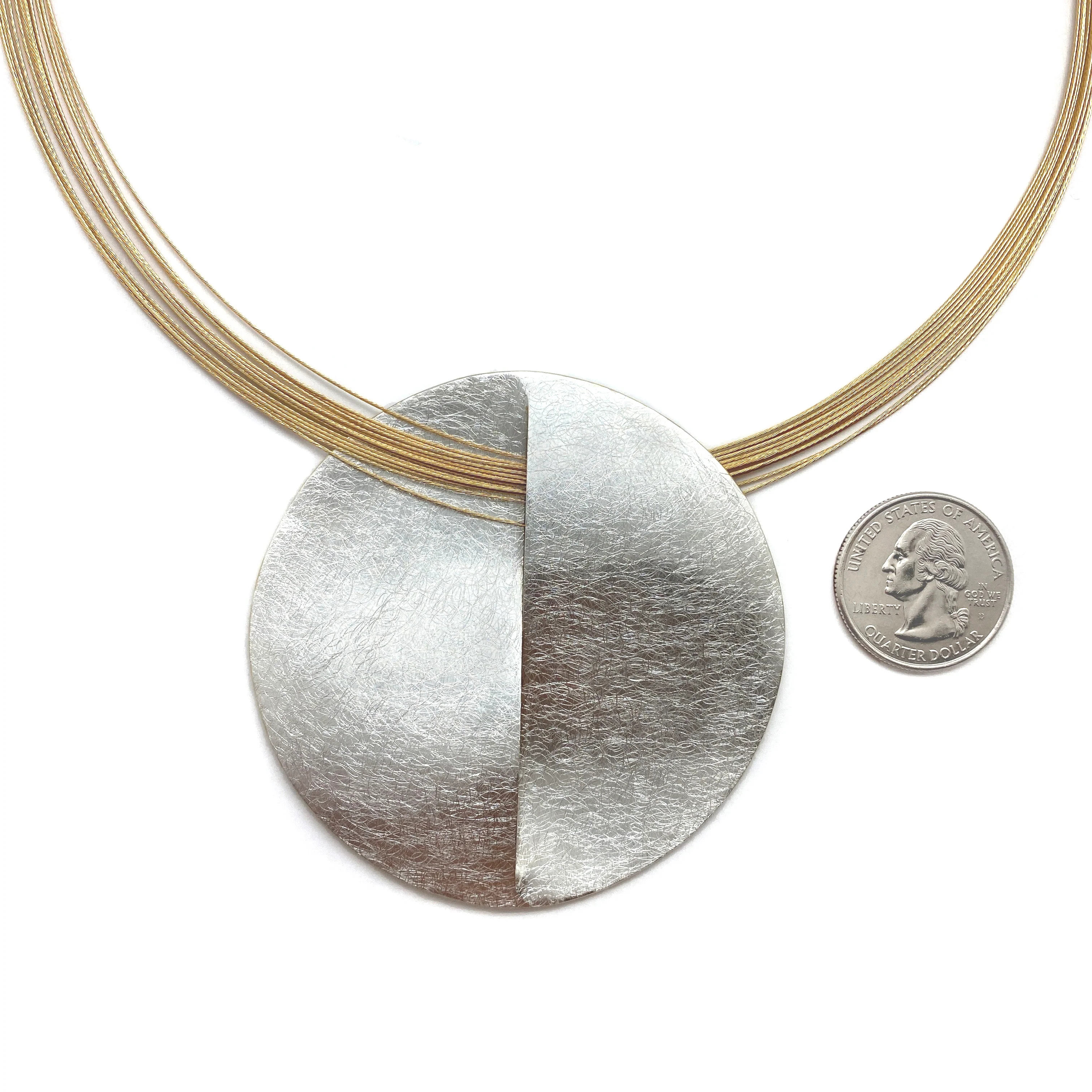 Statement Circle Pendant - Image 6