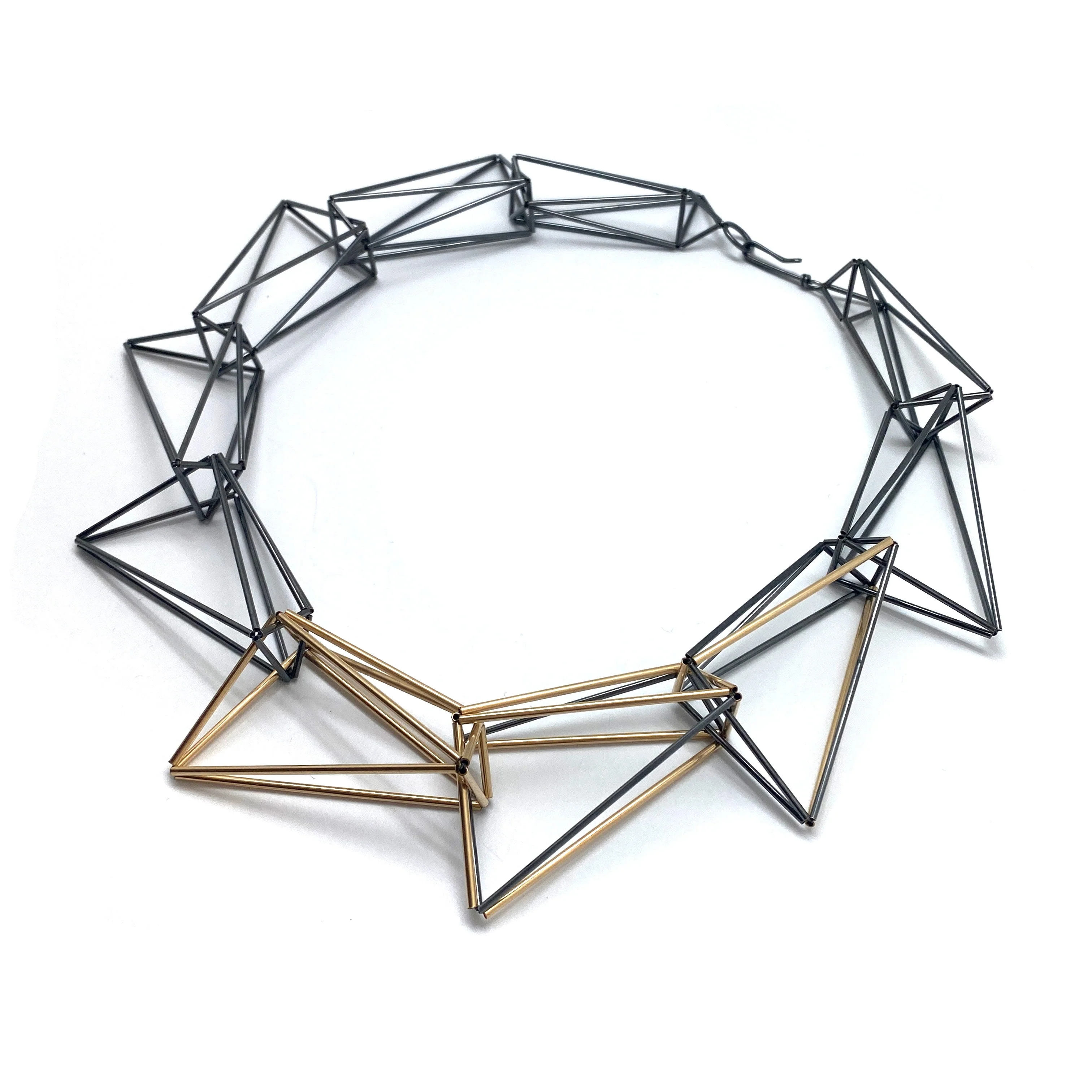 Triangular Geometric Necklace - Image 3